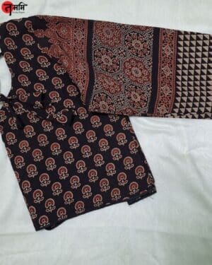 Ajrakh cotton long sleeves blouse