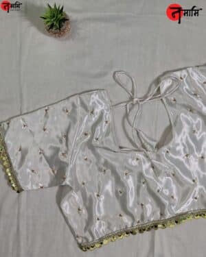 White Aari Bouse