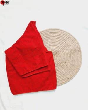 Red Hakoba Blouse