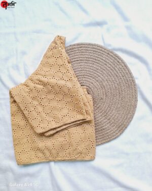 Hakoba Cotton Blouse - Shades of Beige