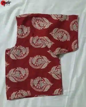 Handblock print cotton blouse